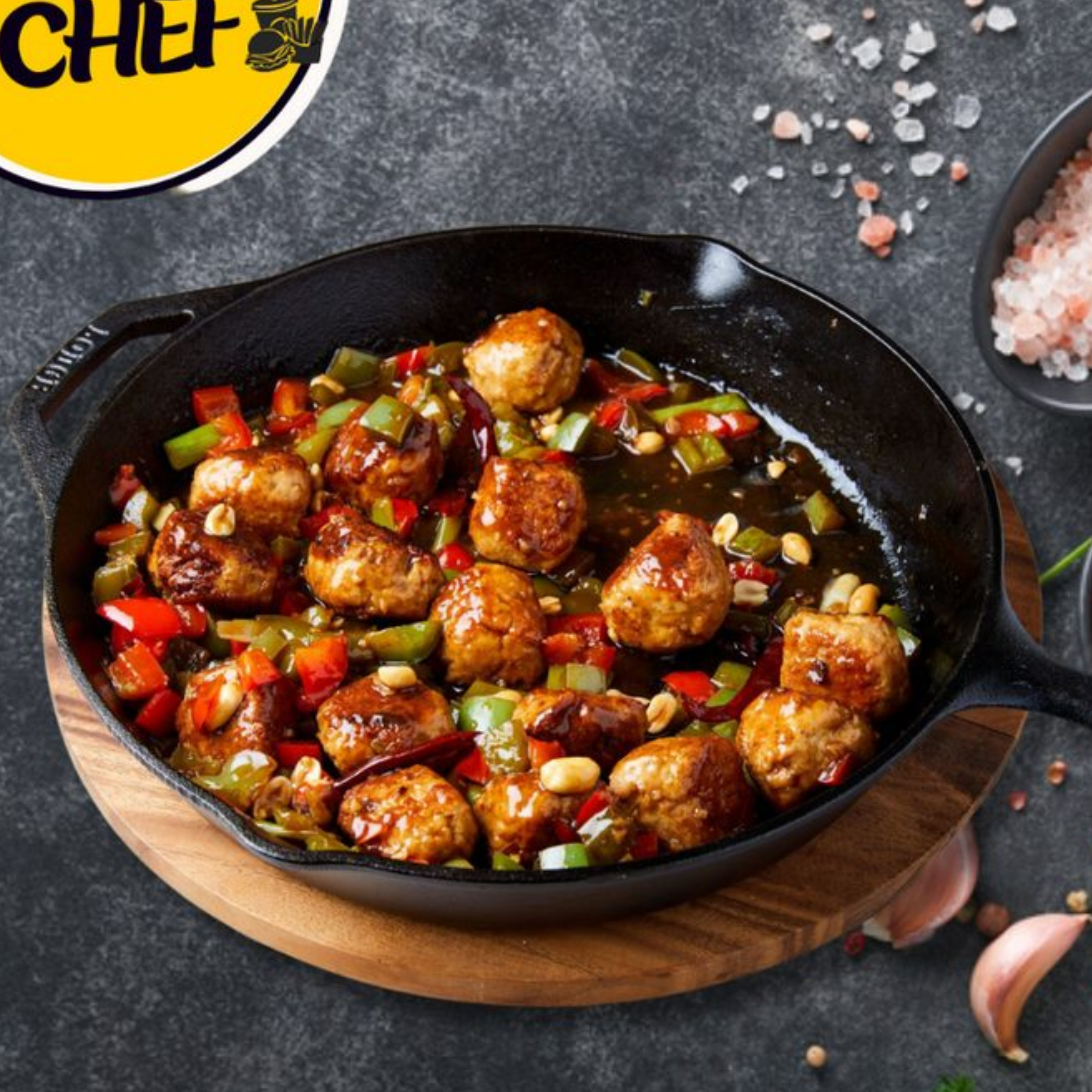 Schezwan Chicken Meatball